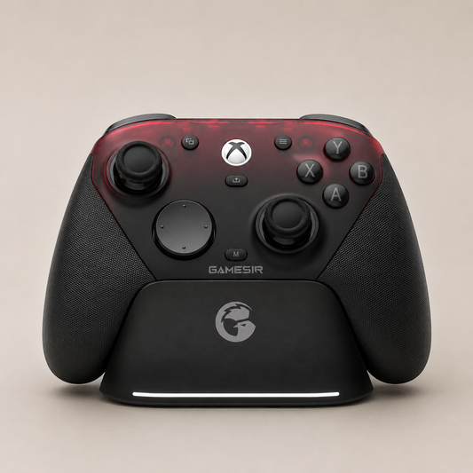 GameSir G7 Pro black controller with charging dock